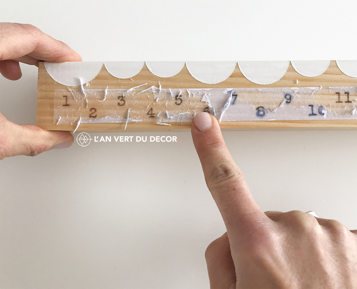 DIY - Calendrier de l'avent en bois | AVDD | Chloé Comte