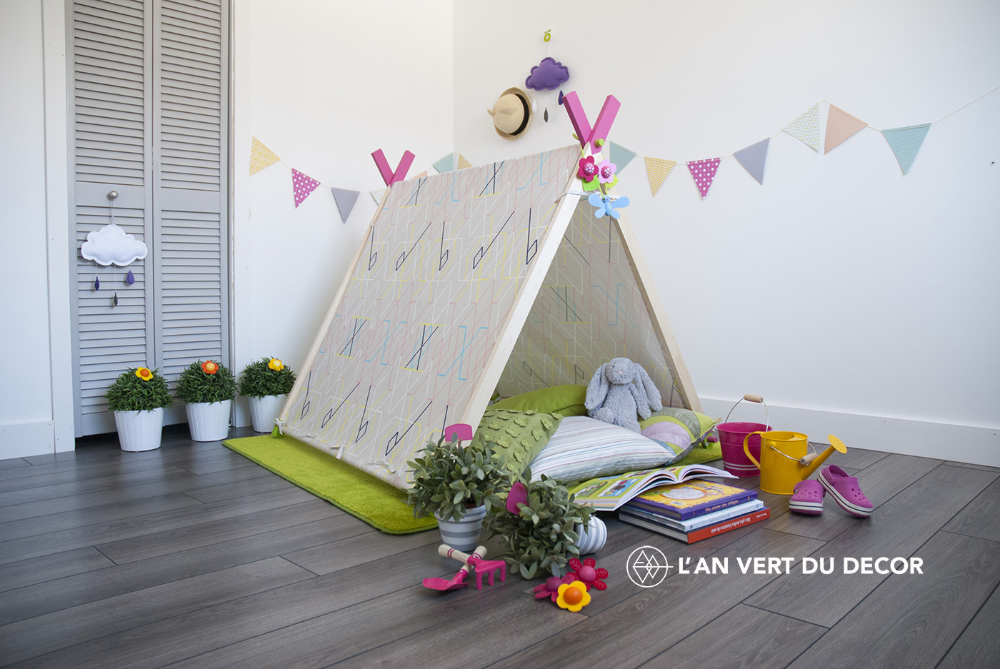 DIY - Tente pliable pour enfants - L'An Vert du Décor